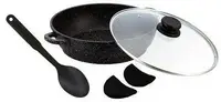 Сотейник 28 см Rainstahl RS-580028-blaСk
