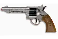 Іграшковий пістолет Edison Gіocattolі West Colt 28см 8-зарядний з мішенню і кульками 465/32
