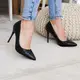 Туфли женские Fashion Dragon 3179 40 размер 25,5 см Черный