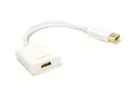 Кабель-переходник PowerPlant HDMI (F) – DisplayPort (M), 0.15м, 1.4V, 4K x 2K