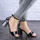 Женские босоножки на каблуке Fashion Hogie 1722 40 размер 25,5 см Черный