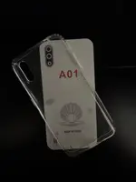 Силіконовий чохол для Samsung Galaxy A01 - Прозорий (із заглушками)