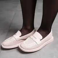 Лофери жіночі Fashion Harris 3590 37 розмір 24 см Бежевий