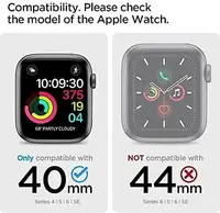 Чохол Spigen для Apple Watch 40 мм — Ultra Hybrid, Crystal Clear (ACS00427)