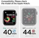 Чехол Spigen для Apple Watch 40 мм - Ultra Hybrid, Crystal Clear (ACS00427)