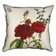 Подушка с мешковины Бордовая роза 45x45 см (45PHB_BOT008_WH)