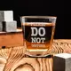 Стакан для виски "Please do not disturb", английский, Крафтовая коробка