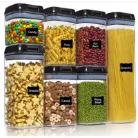 Набор контейнеров для еды FOOD Storage Container Set на ручках с уплотнителем из 7 предметов