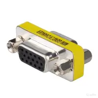 VGA M to VGA M (male) соединитель переходник адаптер прямой (39128)