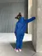 Детский теплый спортивный костюм YK010 Электрик 134