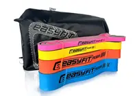 Набор двухслойных резинок для подтягиваний EasyFit Premium 7-63 кг (4 шт)