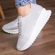 Кроссовки женские Fashion Eaton 2864 41 размер 26 см Серебристый