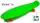 Пенни борд Nickel 27. Green (cветящиеся колёса)