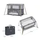 Кровать-манеж 2 в 1 Kinderkraft Movi Grey Wooden (KCMOVI00WOD0000)