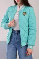 Куртка женская бирюзовая демисезонная код П436 XL