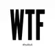 Свитшот унисекс "WTF" серый, Серый, XXL, английский