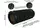 Массажный ролик EasyFit Solid Roller v.1.1s 33 см черный