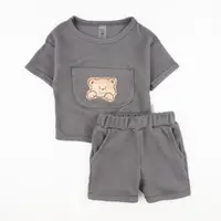 Футболка і шорти на літо з вафельної тканини Bear
