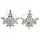 Наклейки кристаллы для груди Crystals 8 8501 16х8 см