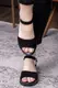 Женские босоножки Fashion Copper 3029 41 размер 26 см Черный