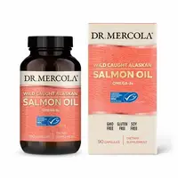 Жирные кислоты Dr. Mercola Salmon Oil, 90 капсул