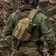 Тактическая сумка через плечо Cordura 1000D слинг с системой MOLLE
