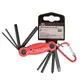 Мультитул West Biking YP0719243 Red карманный набор инструментов для велосипеда
