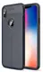 Чехол-накладка Ipaky TPU Litchi Stria Series Case Apple iPhone XS Max Blue