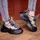 Женские сникеры Fashion Button 1745 40 размер 25 см Черный