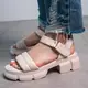Женские сандалии Fashion Tubby 3635 41 размер 26 см Бежевый
