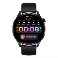 Розумний годинник Lemfo HW66 з AMOLED дисплеєм (Чорний)