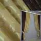 Комбинированные (2шт. 1,5х2,7м.) жаккардовые шторы. Цвет коричневый с золотистым. Код 014дк (092-091ш) 10-955