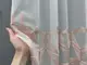 Готовая тюль (2х2,7м.) из ткани бамбук с вышивкой. Цвет молочный с пудровым. Код 1489т 42-0927