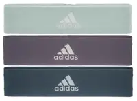 Набор эспандеров Adidas Resistance Band Set L M H зеленый фиолетовый темно-синий Уни 70х7,6х0,
