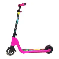 Самокат двоколісний Carrello C1 пластик.PU світ.125мм (рожевий)