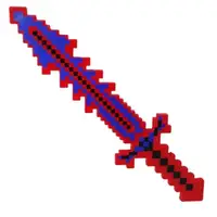 Меч со светом и звуком "Minecraft" (красный)