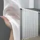 Тюль лён, цвет белый. Код 115т Готовая тюль с тесьмой (5х2,4 м.)