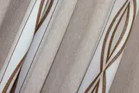 Шторна тканина щільний жаккард, висота 2,7 м Колір капучіно з бежевим і коричневим Код 950ш