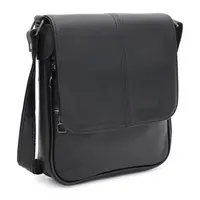 Мужская кожаная сумка Ricco Grande T1t0033bl-black