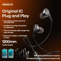 Навушники REAMX Lightning Metal Wired Earphone for Music & Call RM-655i | 1.2M |