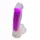 Фаллоимитатор с присоской "Purple firefly", L 185 мм,  D 35 мм