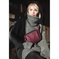Кожаная поясная сумка Easy марсала флотар
