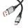Кабель HOCO Viking 2-in-1 Type-c to Type-c charging data cable USB U128 |60W/3A, 1.2M|