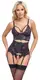 Сексуальный кружевной корсет Set Cottelli LINGERIE Размер S