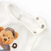 Боді для хлопчика на кнопках з довгим рукавом та принтом ведмедика Cute Bears