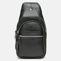 Мужской кожаный рюкзак Keizer k1313-black
