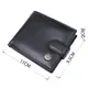 Мужской кожаный купюрник для карт купюр и монет ST Leather 18308 Черный