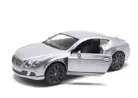 Машинка KINSMART "Bentley Continental GT" (серебристая)