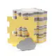 Коврик-пазл Kinderkraft Luno Shapes Yellow, 30 элементов (KPLUSH00YEL0000)