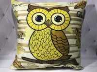 Owl sari Декоративные наволочки 45х45см. Dijital принт. Турция.